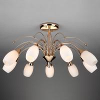 Потолочная люстра с плафонами 22080/9 золото Eurosvet Ginevra Потолочная люстра с плафонами 22080/9 золото Eurosvet Ginevra