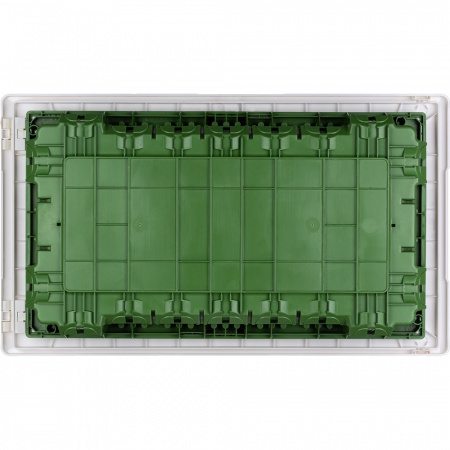 Legrand Practibox Бокс распределительный скрытого монтажа - IP40 IK07 - 1 рейка - 18М. - с клеммниками заземления и нейтрали - белая дверь