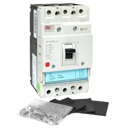 EKF Averes Автоматический выключатель AV POWER-1/3  80А 80kA TR
