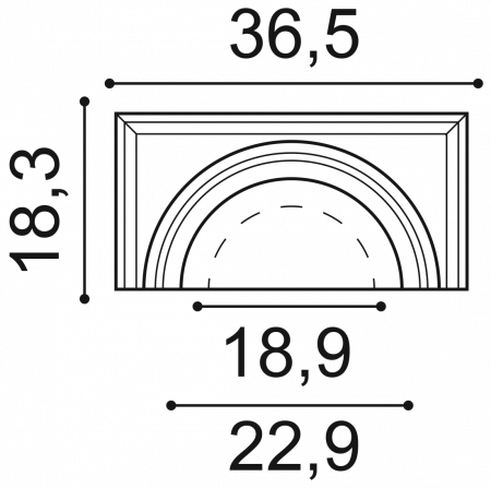 K1111 капитель полуколонны