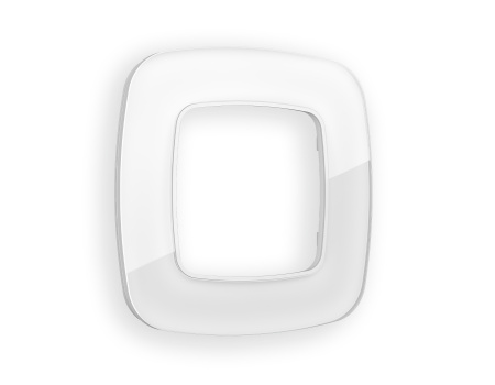 Рамка OMEGA Radian (Белый Стекло закаленное натуральное) 1-ая OF350101