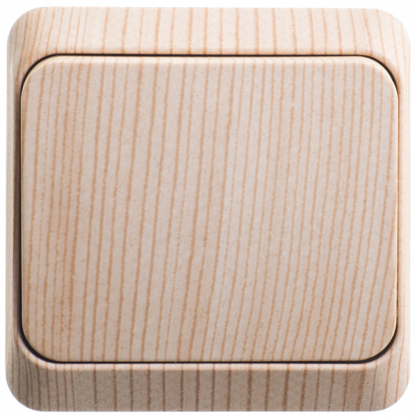 SE Этюд наруж Дача Сосна Выключатель 1-клавишный(сх.1)