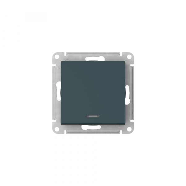 Systeme Electric AtlasDesign Изумруд Выключатель 1-клавишный с подсвет.,сх.1а, 10АХ,мех., быстрозажим. клем.