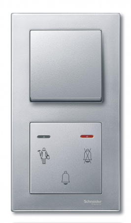 SE Merten SM M-Plan Алюминий Рамка 2-ая