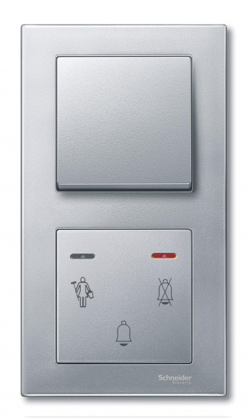 SE Merten SM M-Plan Алюминий Рамка 2-ая