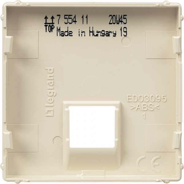 Legrand Valena LIFE Сл.кость Накладка розетки ТЛФ/комп 1-ой