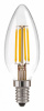 Филаментная светодиодная лампа 'Свеча' C35 9W 3300K E14 (CW35 прозрачный) BLE1409 Elektrostandard Свеча F a049062