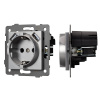 Arlight Механизм розетки с USB зарядкой SCT-MUAA-PL-GR-V (250V, 16A) (-)