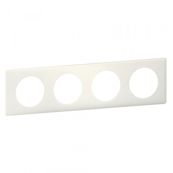 Legrand Celiane2 Перкаль белый Рамка 4-ая (2+2+2+2 мод)