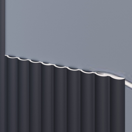 Молдинг финишный MF005, 46х12, 2800мм, Экополимер/36