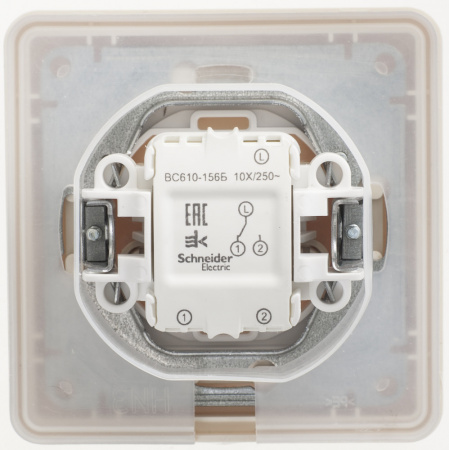 Systeme Electric Wessen 59 Беж Переключатель 1-клавишный, 10АХ (в сборе)