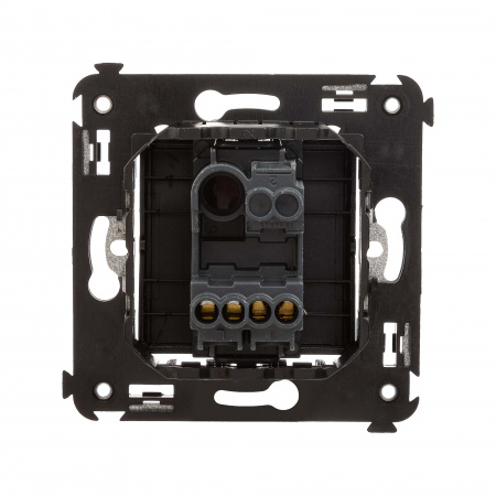 DKC Avanti Черный квадрат Кнопка одноклавишная