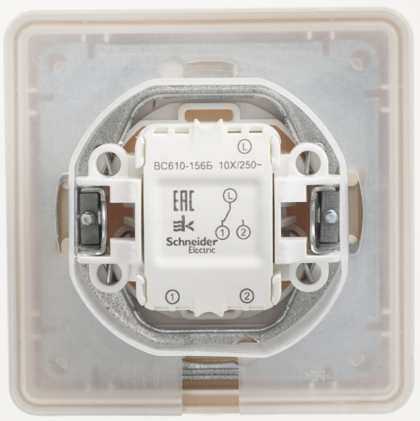 Systeme Electric Wessen 59 Беж Переключатель 1-клавишный, 10АХ (в сборе)