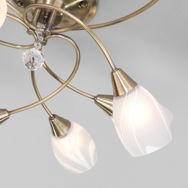 Люстра потолочная 2275/9 античная бронза Eurosvet Virginia