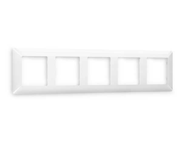 Рамка ALFA Line (Белый глянец) 5-ая AF110105