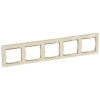 Legrand Valena Крем/Золото Рамка 5-ая горизонт.