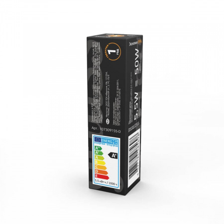 Лампа светодиодная диммируемая Gauss G9 5,5W 3000К прозрачная 107309155-D