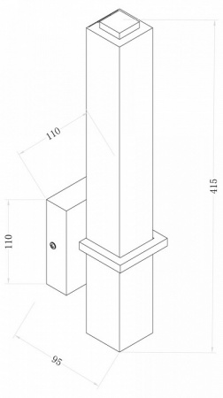 Настенный светильник (бра) C002WL-L12CH4K Maytoni Kant