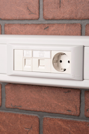 EKF PROxima Розетка RJ-11 (ширина 2 модуля)