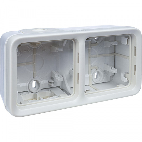 Legrand Plexo Белый Монтажная коробка 2-ая для наружного монтажа,горизонтальная,IP55