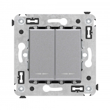 DKC Avanti Закаленная сталь Кнопка двухклавишная