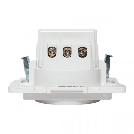 EKF Стокгольм Механизм Розетки 1-местной с/з, USB A+C 16А винтовые клеммы белый с защ. штор.