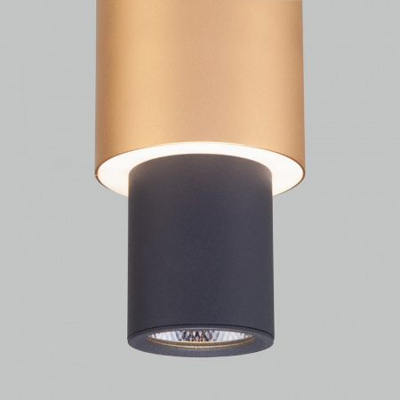 Подвесной светильник 50204/1 LED черный / золото Eurosvet Bento