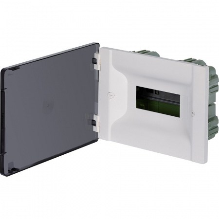 Legrand Practibox3 встраиваемый прозрачная дверь 1х8м E+N (земля+нейтраль)