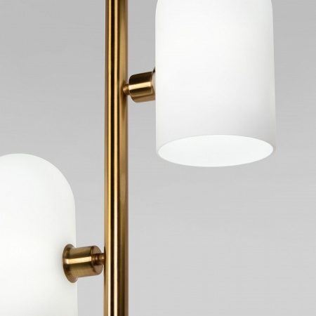 Напольный светильник со стеклянными плафонами 01164/2 латунь Eurosvet Bambola