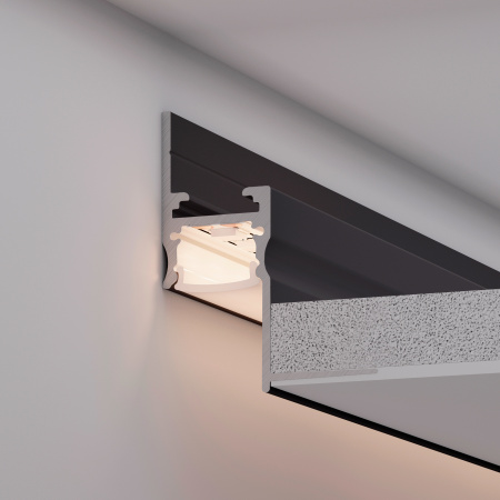 Arlight Профиль ARH-СEIL-S14-SHADOW-2000 BLACK (Алюминий)