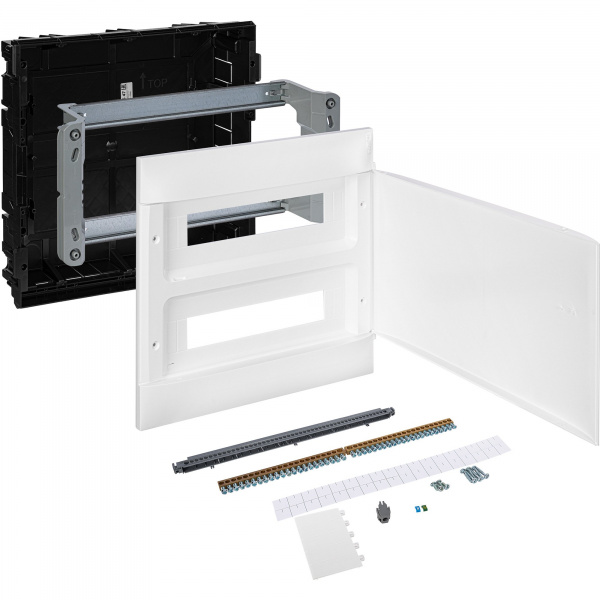 Legrand Practibox S Пластиковый щиток Встраиваемый 2X18 Белая дверь