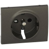 Legrand Galea Life Темная Бронза Накладка розетки с/з, с защитными шторками