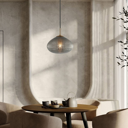 Подвесной светильник 50263/1 серый Eurosvet Gem