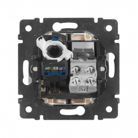 Legrand Valena Бел Розетка двойная комп.(RJ45) 1-ая 5 кат UTP + ТЛФ 1-ая (RJ11)