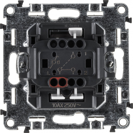 Legrand Valena ALLURE DIY Сл.кость Переключатель 1-клавишный 10А 250В