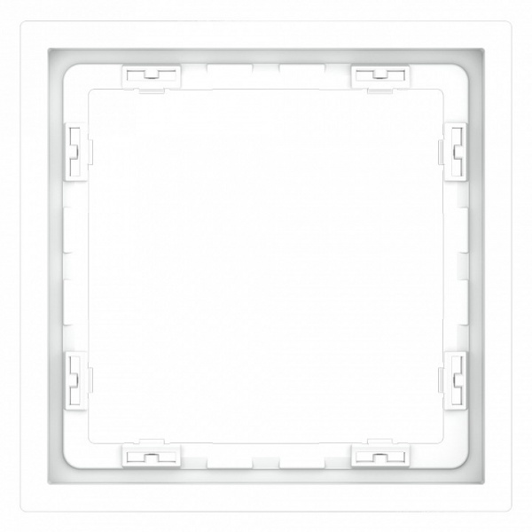 Рамка пластиковая VOLTUM S70 на 1 пост, (белый матовый)