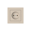 Systeme Electric AtlasDesign Песочный Розетка без заземления, 16А, в сборе, быстрозажим. клем.