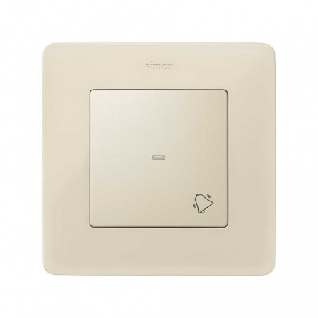 Simon 82 Detail Слоновая кость Клавиша с пиктограммой "звонок"