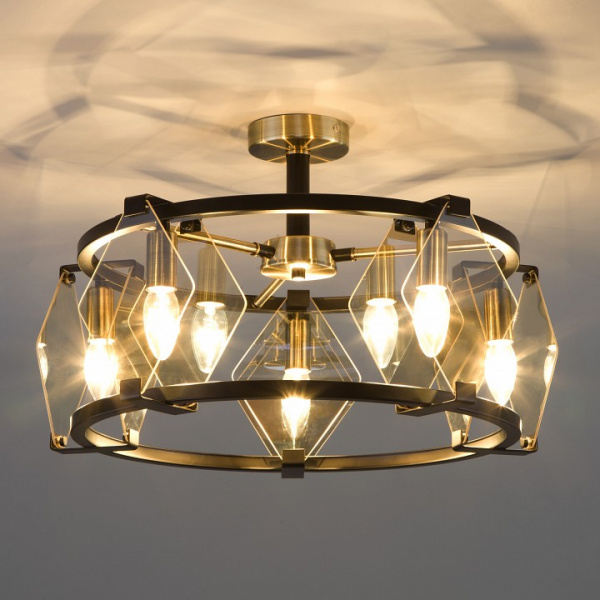 Потолочная люстра в стиле лофт 60116/5 черный Eurosvet Aragon Потолочная люстра в стиле лофт 60116/5 черный Eurosvet Aragon