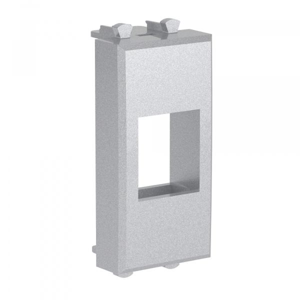 DKC Avanti Адаптер без шторки для Keystone Закаленная сталь", 1 модуль