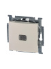 ABB BJB Basic 55 Беж Выключатель 1-клавишный с подсветкой