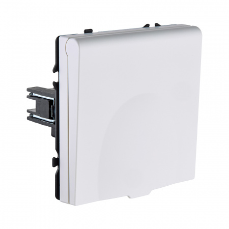 Розетка штепсельная SCHUKO 16A/250 В с крышкой, белый глянцевый Kollinger Eclipse EC-015WG