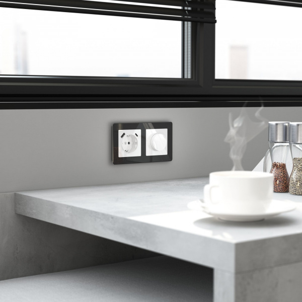 Диммер (белый акрил) W1142041