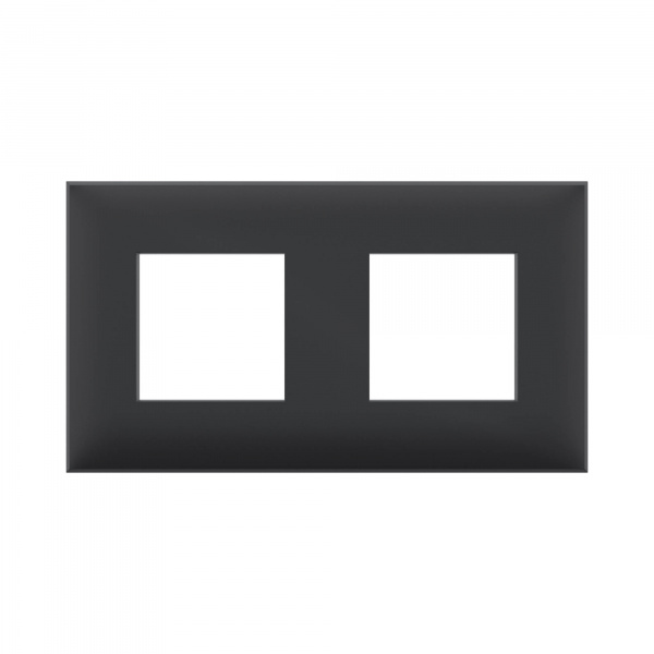 DKC Avanti Черный матовый Рамка 4 модуля