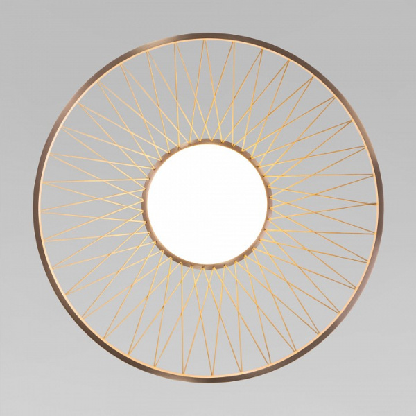 Потолочный светодиодный светильник 40019/1 LED коричневый Eurosvet Cesta