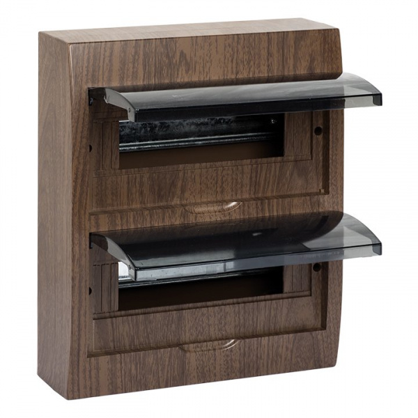 EKF PROxima Щит распределительный навесной ЩРН-П-24 темное дерево IP41