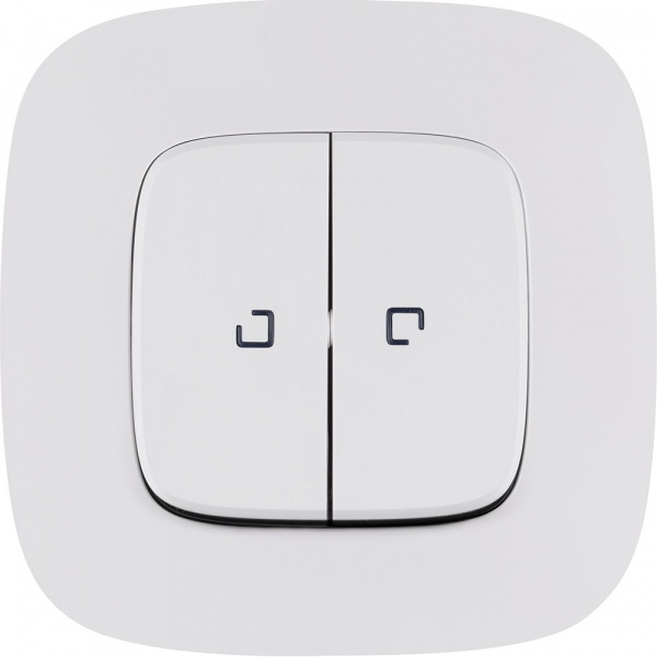 Legrand Valena ALLURE DIY Бел Переключатель 2-клавишный с подсветкой 10А 250В