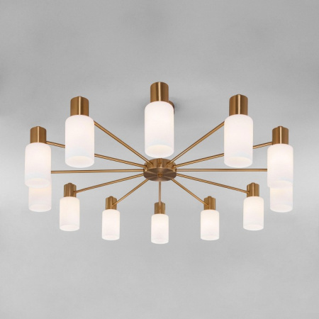 Потолочная люстра в стиле лофт 70160/12 латунь Eurosvet Vegga