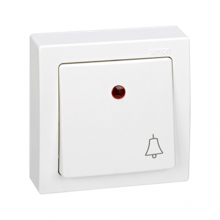 Simon 73 loft Мех Кнопка звонка 1-клавишная с подсветкой