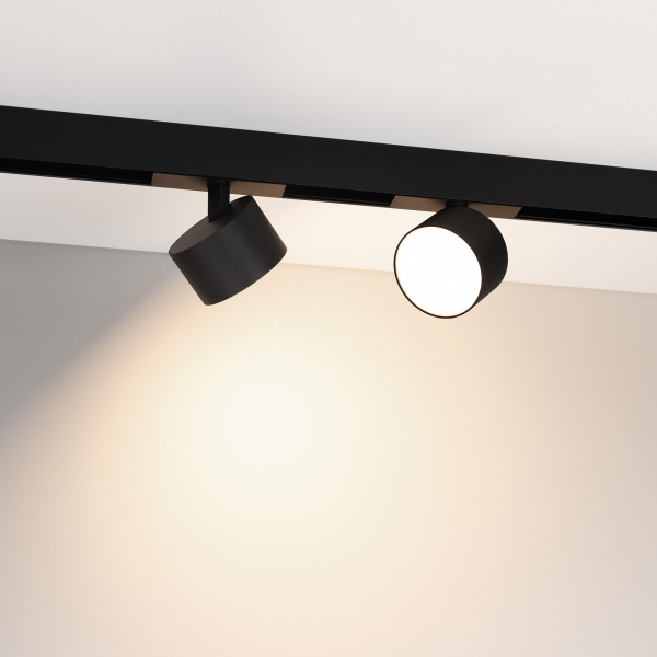 Arlight Светильник MAG-ORIENT-RONDO-R90-9W Day4000-MIX (BK, 110 deg, 48V, TUYA Zigbee) (IP20 Металл, 5 лет)